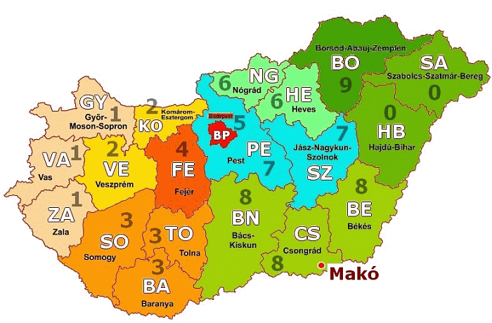 magyarország térkép makó Mako Radio Amateur Club   About us   QTH MAKO magyarország térkép makó