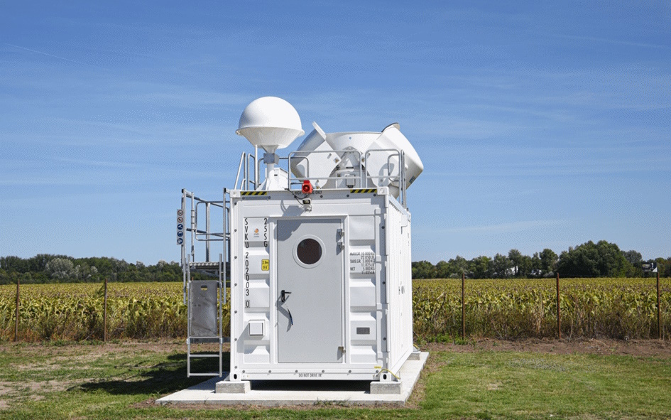 A finn VAISALA gyártmányú automata szondázó